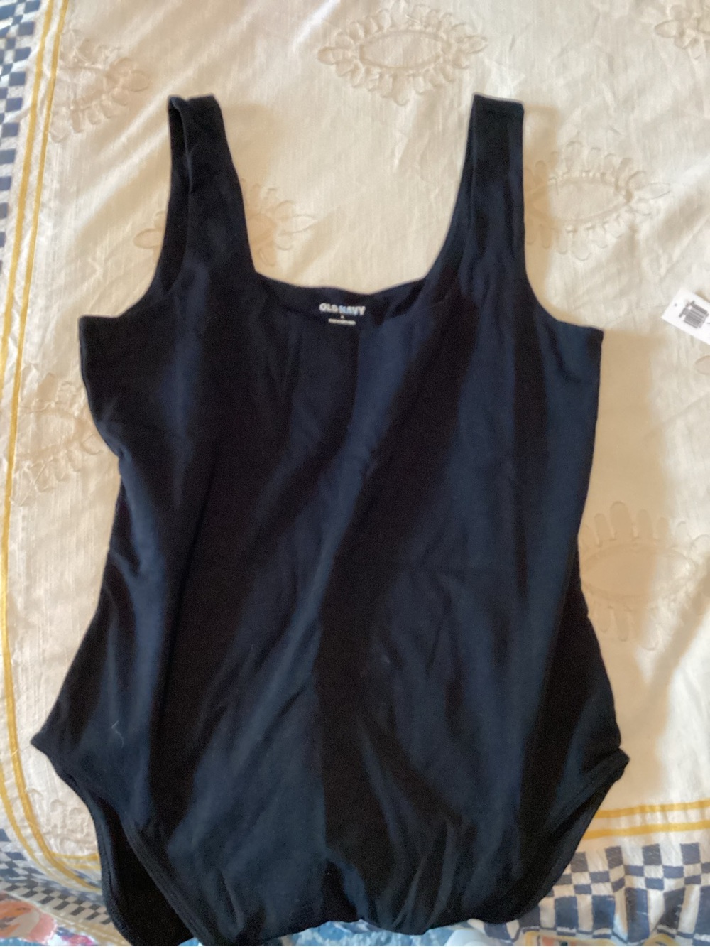 Old Navy Black Women’s Bodysuit with Snap Closures
